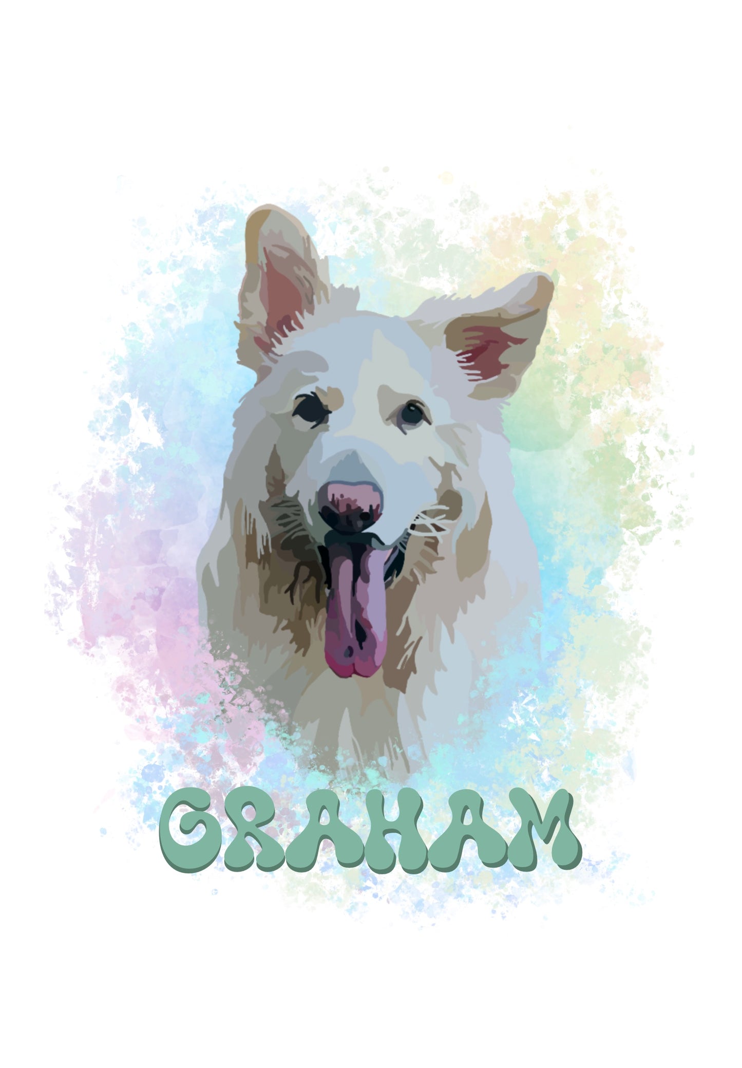 Digital Pet Portrait