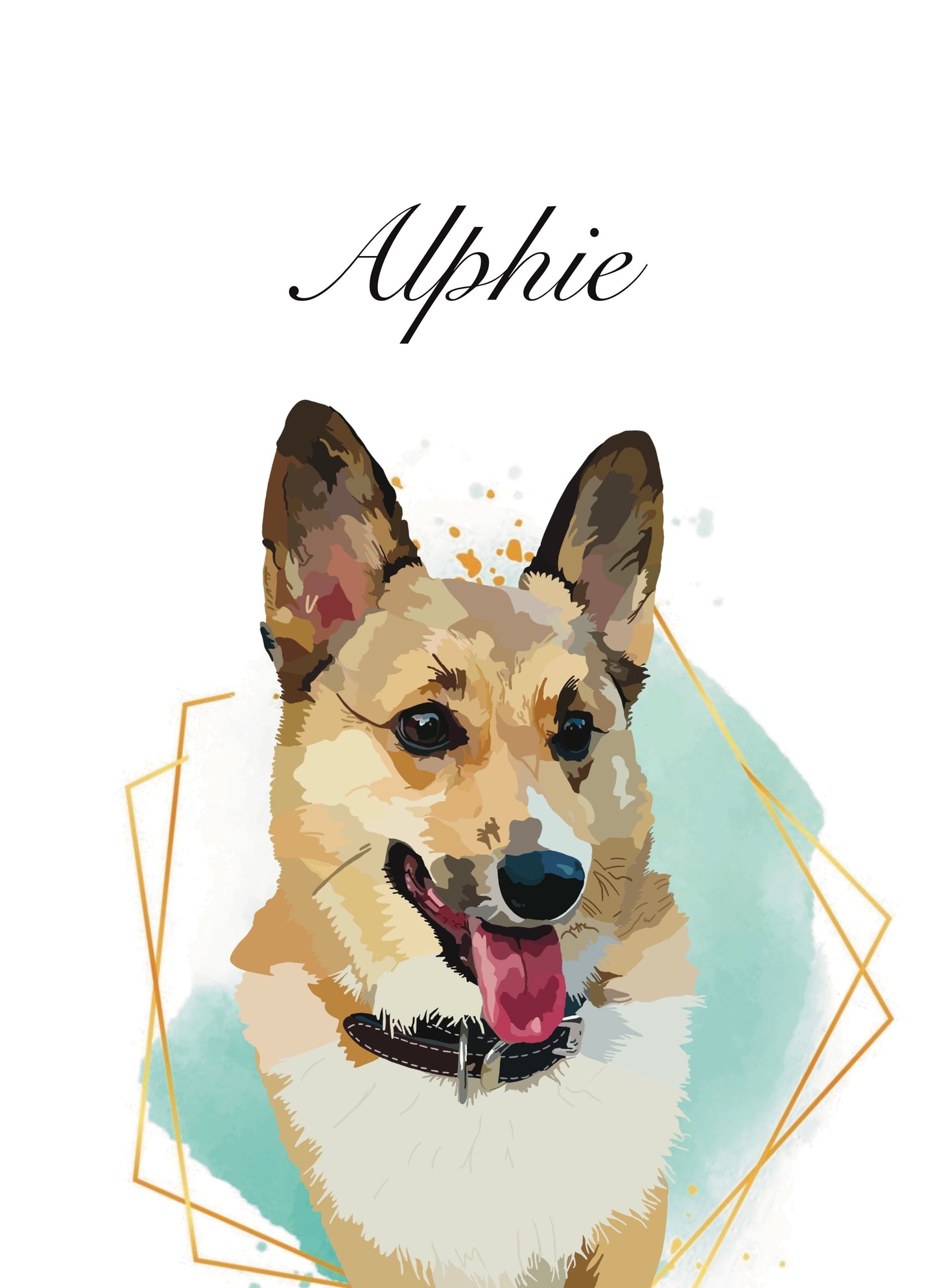 Digital Pet Portrait