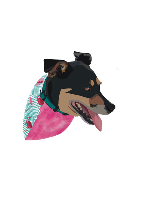 Digital Pet Portrait